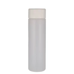 500 ml bottiglia rotonda, plastica PE, naturale, bocca: chiusura a vite