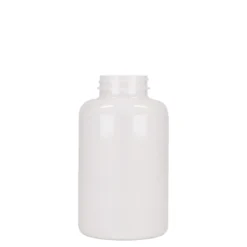 500 ml contenitore PET, plastica, bianco, bocca: 45/400