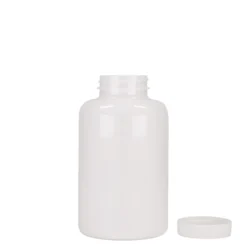 500 ml contenitore PET, plastica, bianco, bocca: 45/400