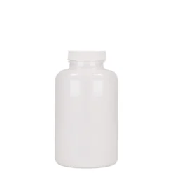 500 ml contenitore PET, plastica, bianco, bocca: 45/400