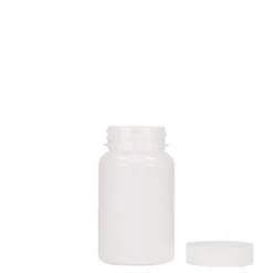 75 ml contenitore PET, plastica, bianco, bocca: 38/400
