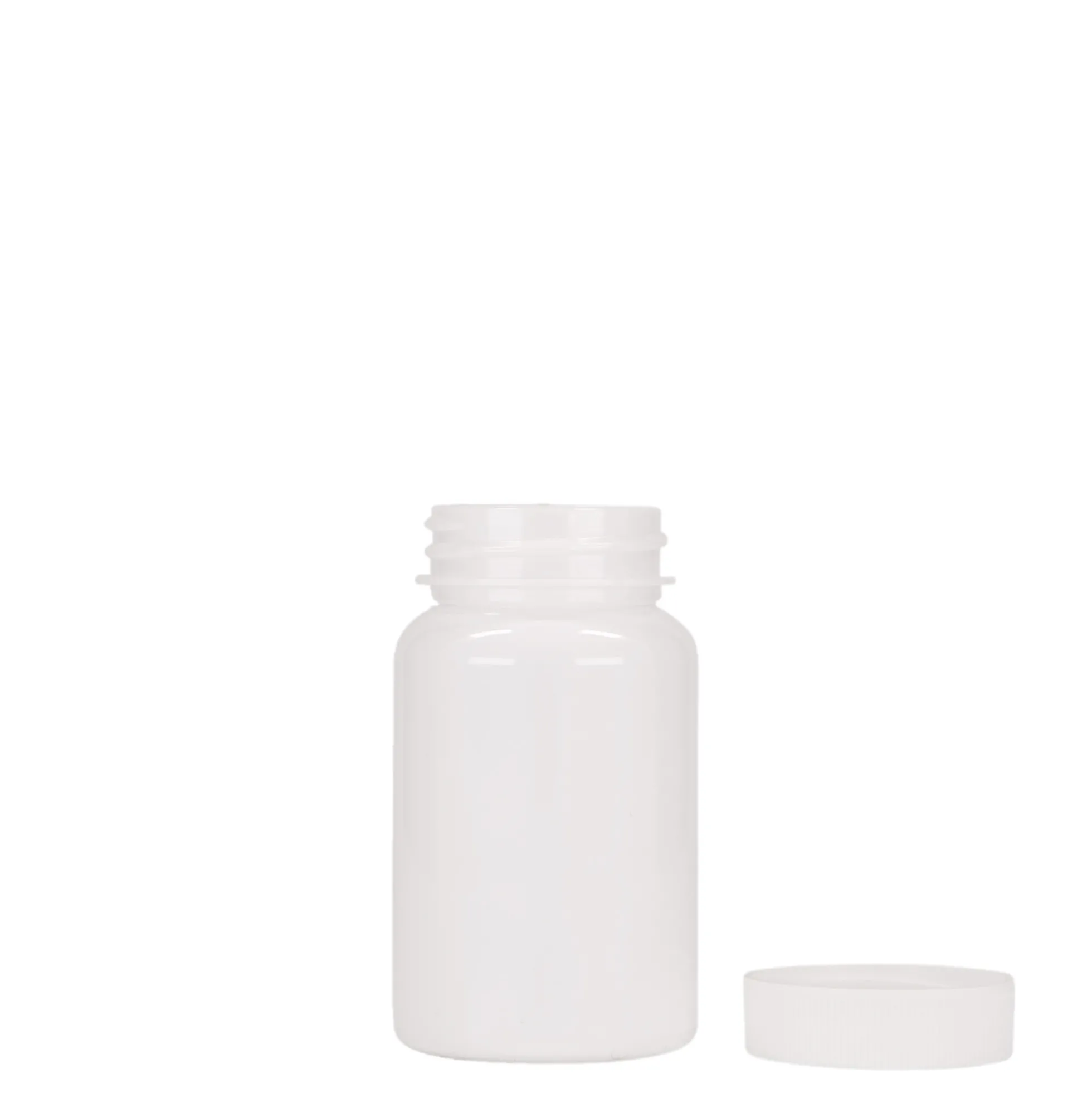 75 ml contenitore PET, plastica, bianco, bocca: 38/400
