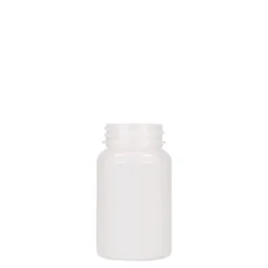 75 ml contenitore PET, plastica, bianco, bocca: 38/400