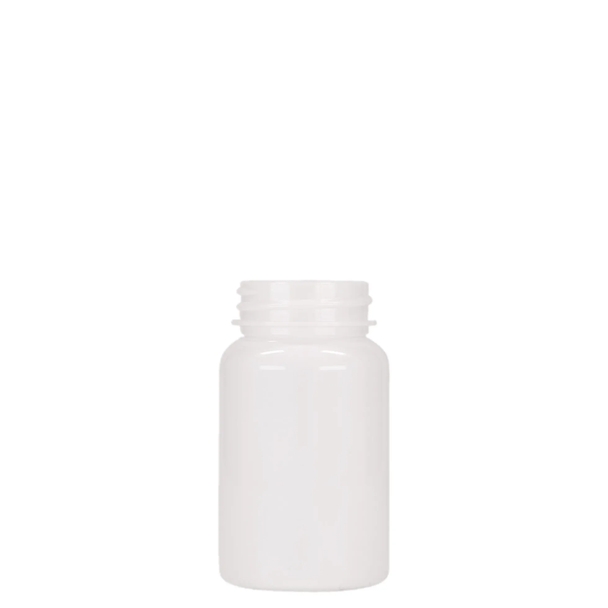 75 ml contenitore PET, plastica, bianco, bocca: 38/400