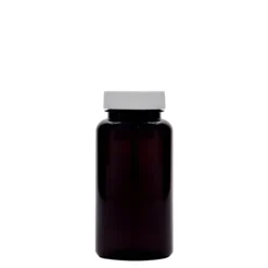 150 ml contenitore PET, plastica, marrone, bocca: 38/400