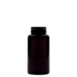 150 ml contenitore PET, plastica, marrone, bocca: 38/400
