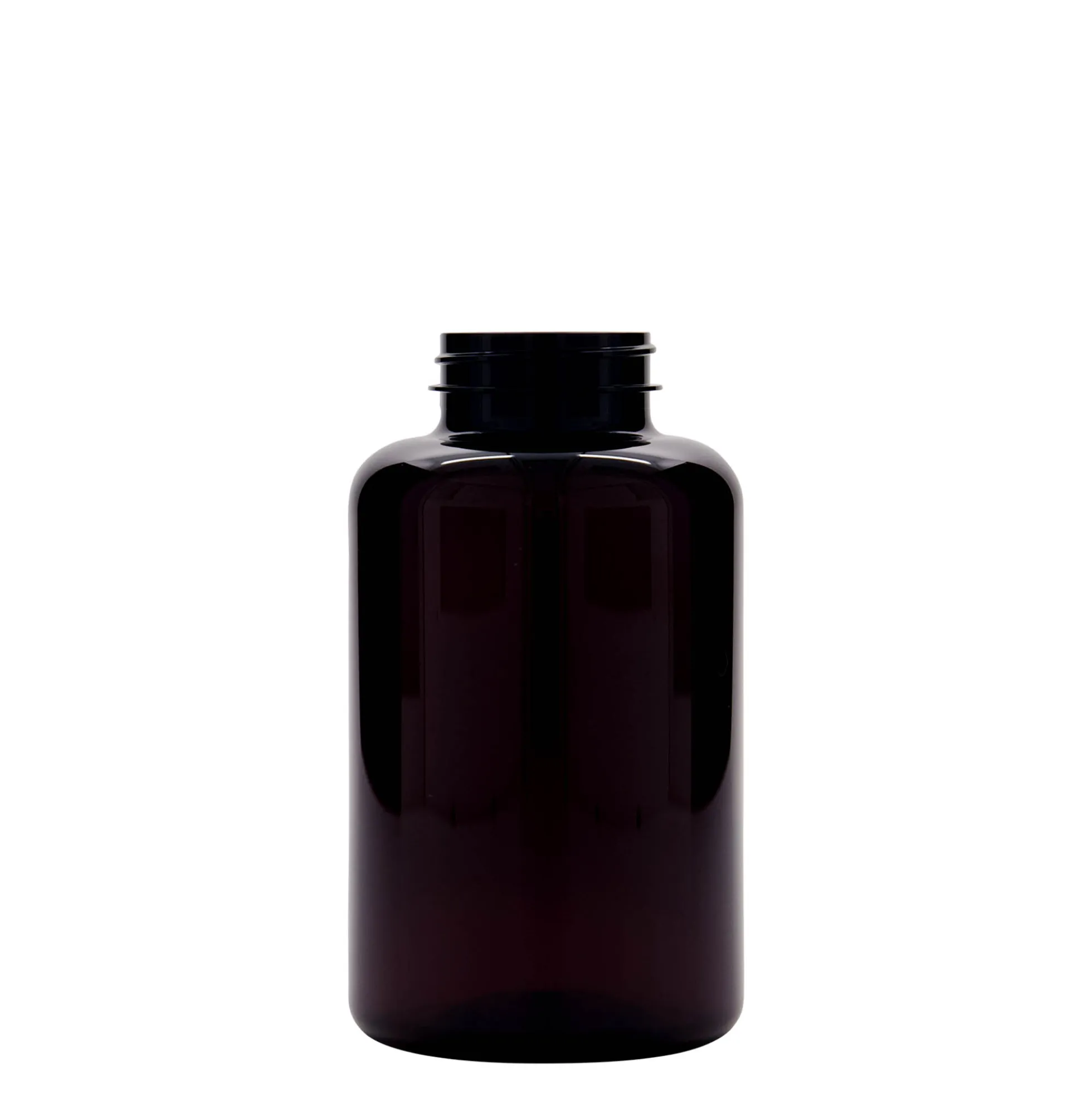 500 ml contenitore PET, plastica, marrone, bocca: 45/400