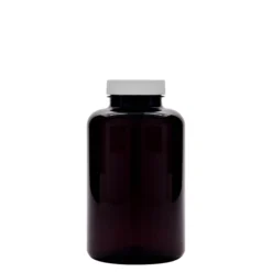 500 ml contenitore PET, plastica, marrone, bocca: 45/400