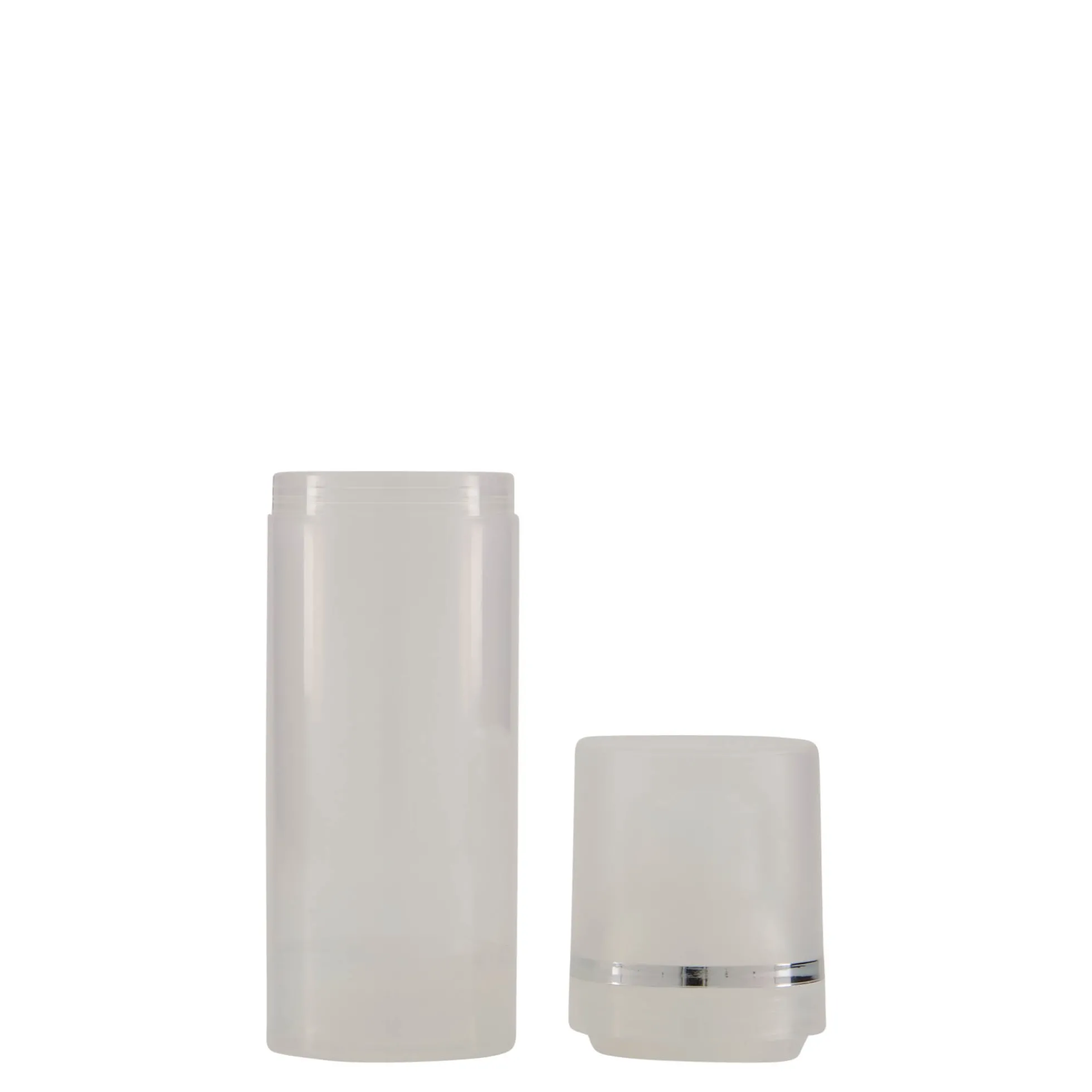 50 ml Dispenser Airless 'Mezzo', plastica PP, naturale