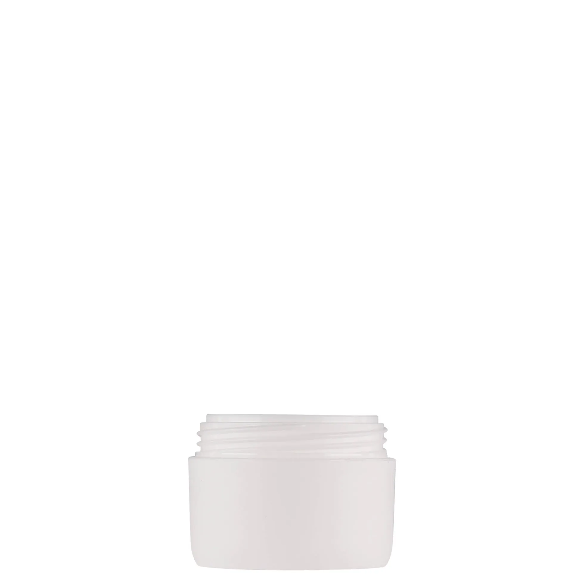 10 ml flacone in plastica 'Antonella', PP, bianco, bocca: chiusura a vite