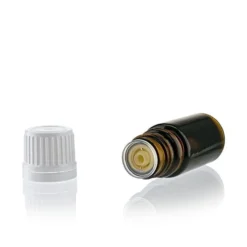 5 ml flacone medicinale, vetro, marrone, bocca: DIN 18