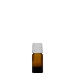 5 ml flacone medicinale, vetro, marrone, bocca: DIN 18