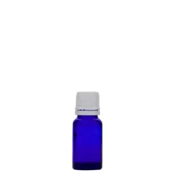 10 ml flacone medico, vetro, blu reale, bocca: DIN 18