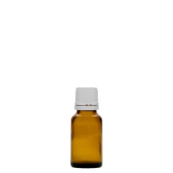 15 ml flacone medico, vetro, marrone, bocca: DIN 18