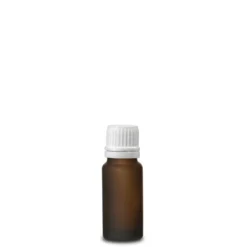 10 ml flacone medico, vetro, marrone satinato, bocca: DIN 18