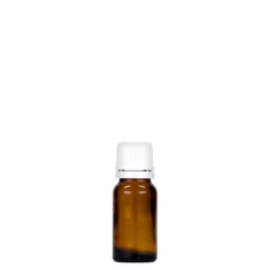 10 ml flacone medico, vetro, marrone, bocca: DIN 18