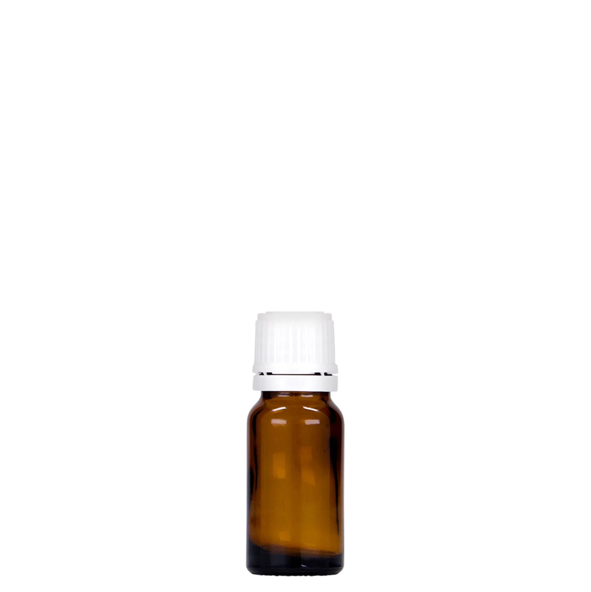10 ml flacone medico, vetro, marrone, bocca: DIN 18