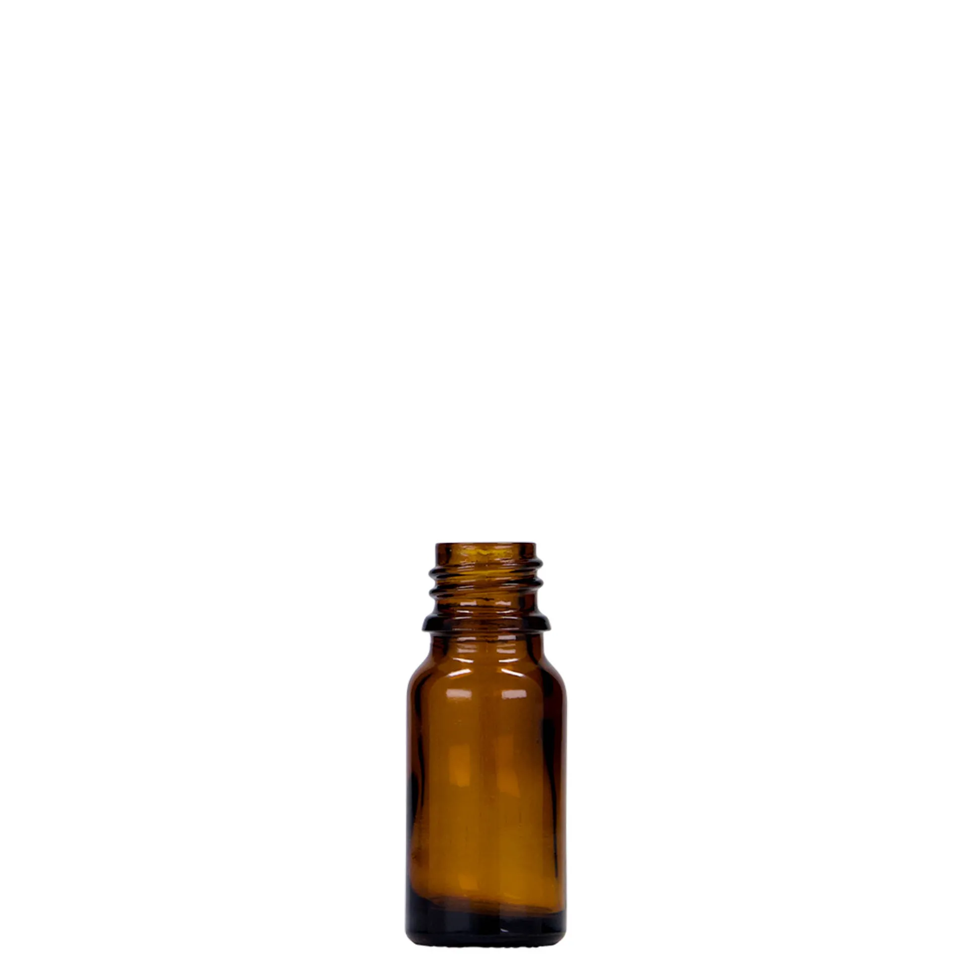 10 ml flacone medico, vetro, marrone, bocca: DIN 18