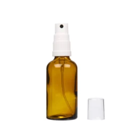 50 ml Flacone spray medicinale, vetro, marrone, bocca: DIN 18