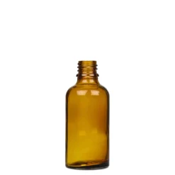 50 ml Flacone spray medicinale, vetro, marrone, bocca: DIN 18