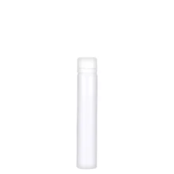 25 ml provetta in PET, plastica, bianca, apertura: chiusura a vite