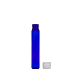 25 ml tubicino in PET, plastica, blu reale, bocca: chiusura a vite