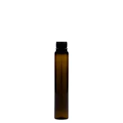 25 ml tubo in PET, plastica, marrone, bocca: chiusura a vite
