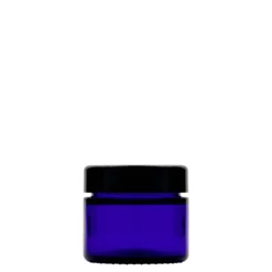 50 ml Vasetto 'Blue Edition', vetro, blu reale, bocca: chiusura a vite