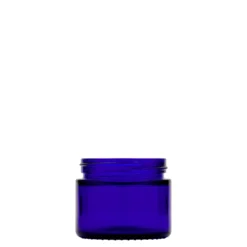 50 ml Vasetto 'Blue Edition', vetro, blu reale, bocca: chiusura a vite