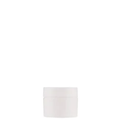 5 ml vasetto in plastica 'Antonella', PP, bianco, apertura: chiusura a vite