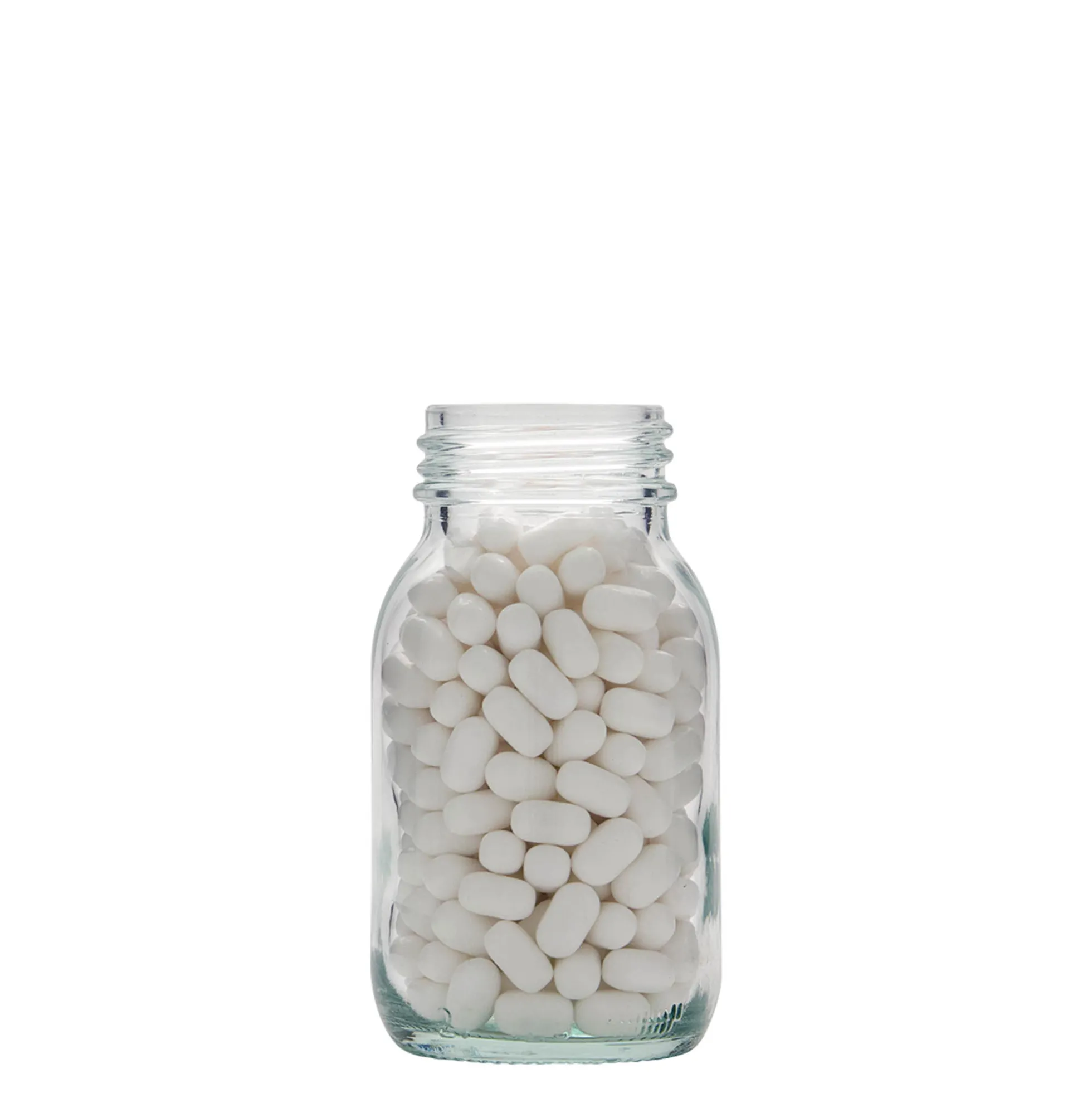 125 ml vaso a bocca larga, apertura: DIN 40