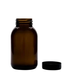 500 ml Vaso a bocca larga, marrone, bocca: DIN 55