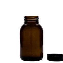 500 ml Vaso a bocca larga, marrone, bocca: DIN 55
