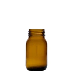 100 ml Vaso a collo largo, marrone, bocca: DIN 40