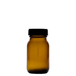 100 ml Vaso a collo largo, marrone, bocca: DIN 40