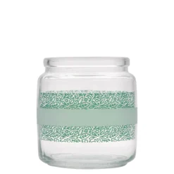 750 ml vaso con tappo in sughero 'Giara', motivo: Naturalmente verde, bocca: sughero