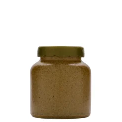 270 ml vaso in gres, ceramica, marrone-cristallo, bocca: coperchio a calotta