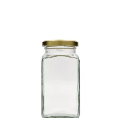 312 ml vaso quadrato, bocca: Twist-Off (TO 58)