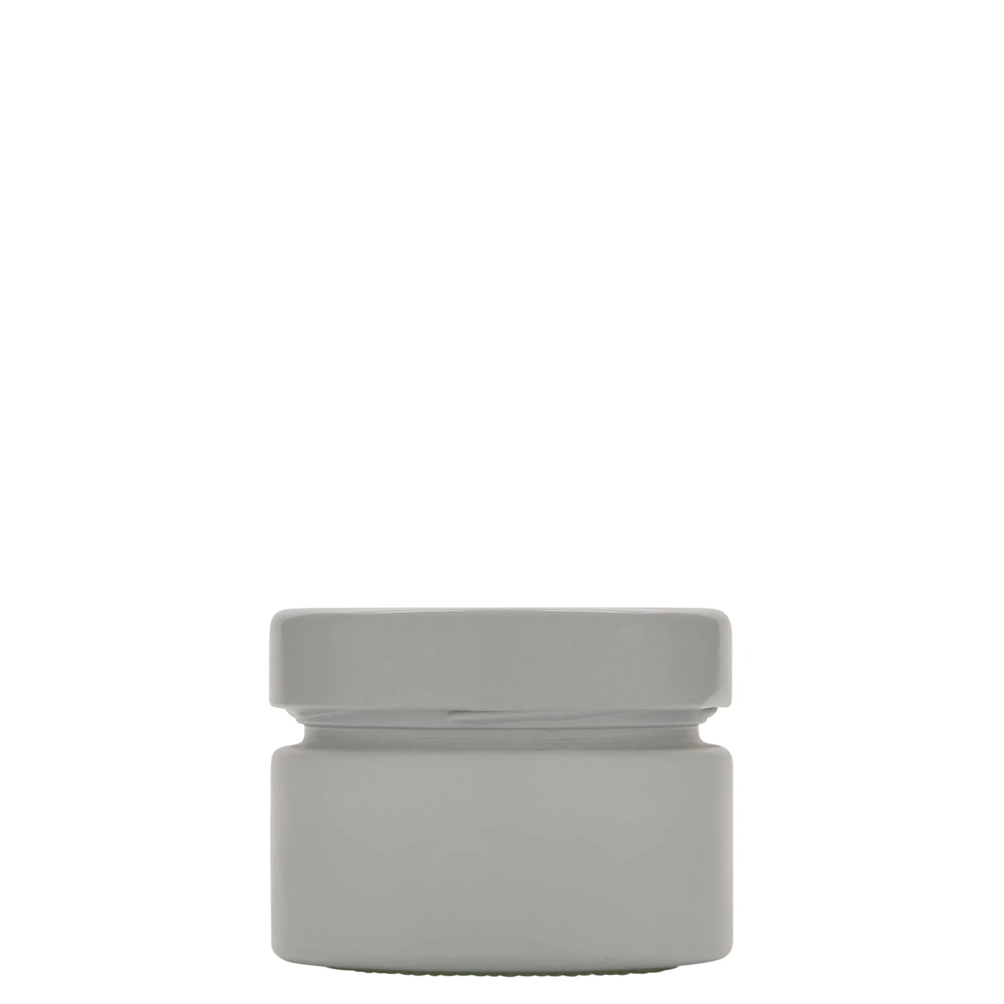 130 ml vaso rotondo 'Aurora', bianco, bocca: Deep-Twist-Off (DTO 66)