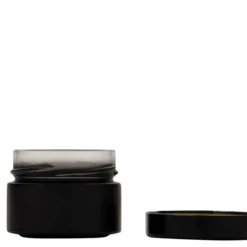 130 ml vaso rotondo 'Aurora', nero, bocca: Deep-Twist-Off (DTO 66)