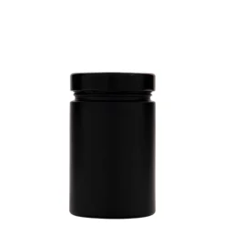 327 ml vaso rotondo 'Aurora', nero, bocca: Deep-Twist-Off (DTO 66)