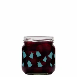 212 ml vaso rotondo, motivo: campanello, bocca: Twist-Off (TO 66)