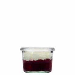80 ml vaso WECK a bocca larga, bordo arrotondato