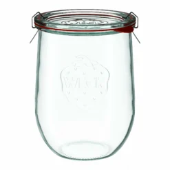 1.050 ml Vaso WECK a tulipano #, bocca: bordo tondo
