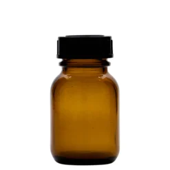 50 ml Vetro a collo largo, marrone, bocca: DIN 32