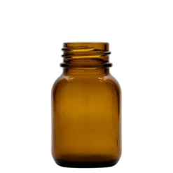 50 ml Vetro a collo largo, marrone, bocca: DIN 32