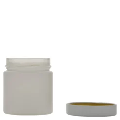 220 ml Vetro rotondo 'Aurora', bianco, bocca: Deep-Twist-Off (DTO 66)