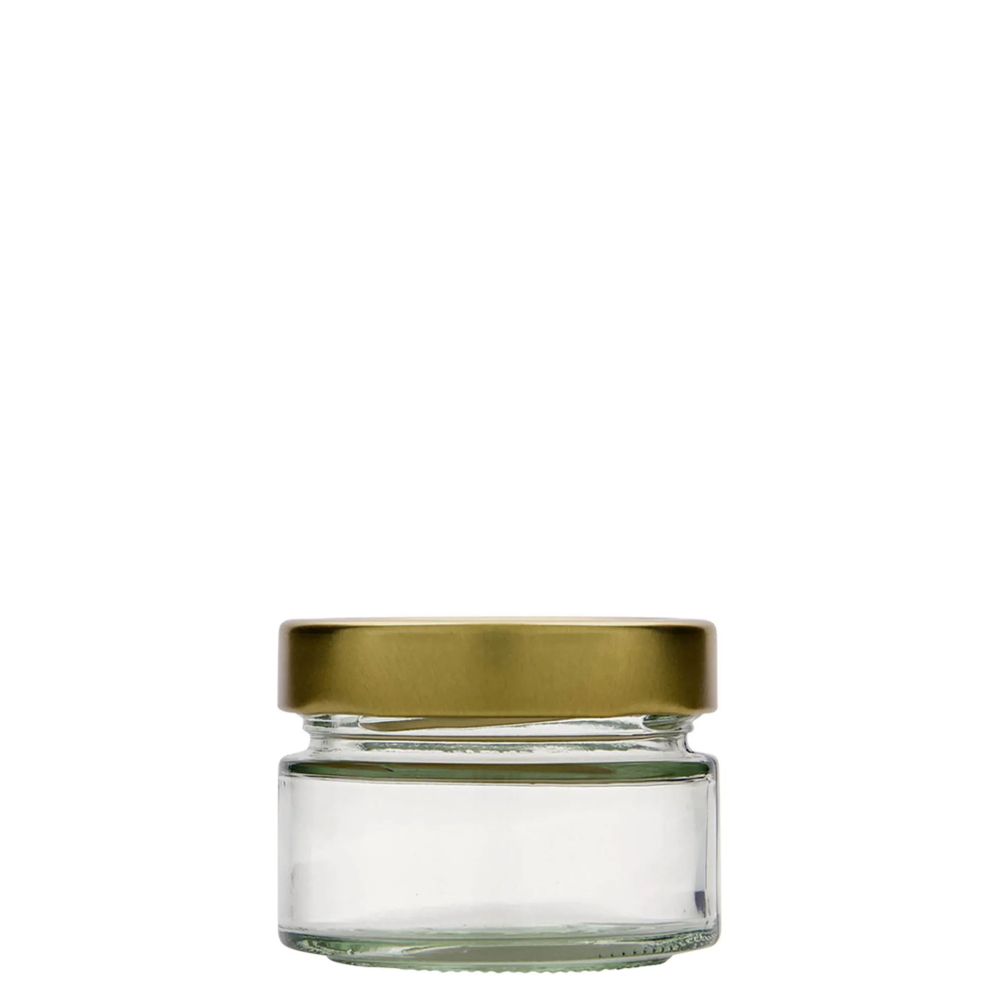 130 ml Vetro rotondo 'Aurora', bocca: Deep-Twist-Off (DTO 66)