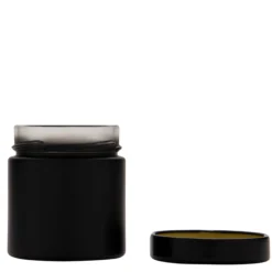 220 ml Vetro tondo 'Aurora', nero, bocca: Deep-Twist-Off (DTO 66)