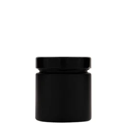 220 ml Vetro tondo 'Aurora', nero, bocca: Deep-Twist-Off (DTO 66)